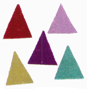 triangle party confetti